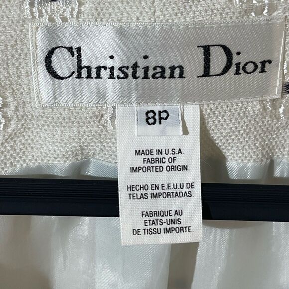 Vintage Dior White Vest - Picture 3 of 6